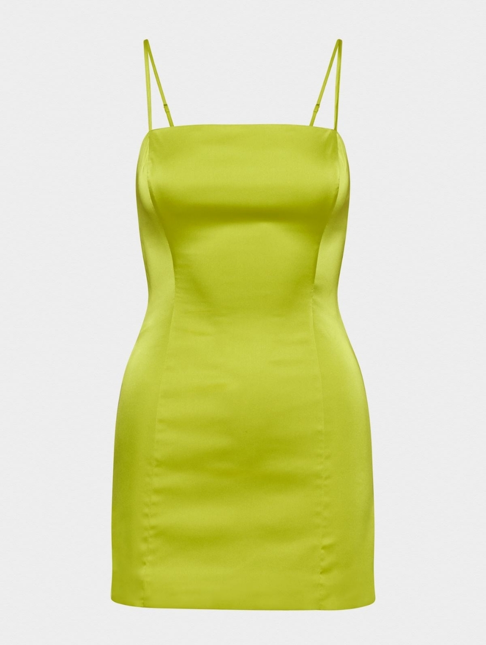 ARITZIA Sunday Best Shimmer Satin Mini Dress In Pear Green Size 12 - Picture 5 of 15